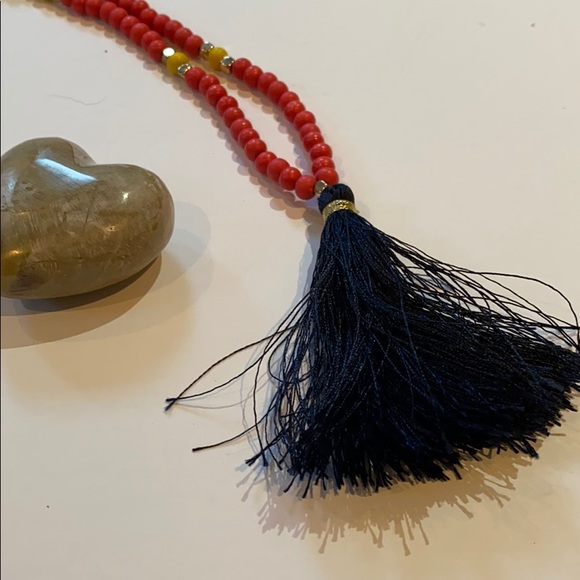 Prayer bead necklace with tassel 💕3 for $20💕 - Picture 2 of 3